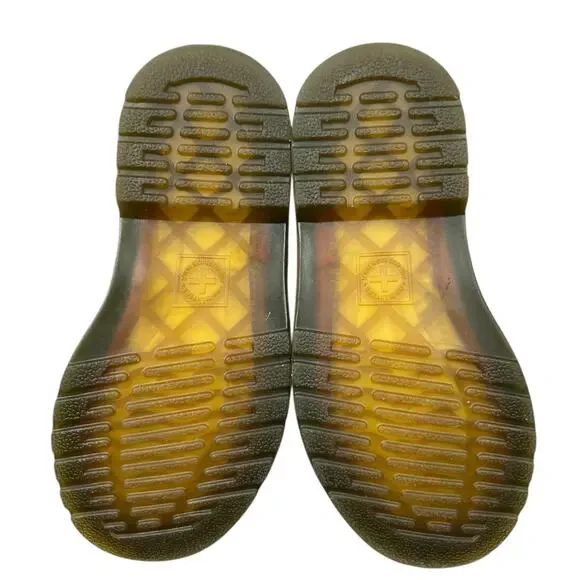 Dr. Martens Kids Pink Leather Lace Up Combat Boots Size US 9 - Picture 9 of 11